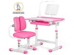 Mealux Комплект парта и стульчик EVO BD-23 70см розовый