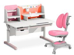 Комплект стол с электроприводом Mealux Electro 730 + надстройка +кресло Onyx Duo Y-115 pink